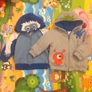 2 Gymboree boys hoodies